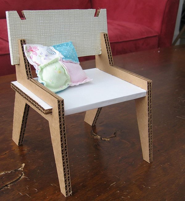 cardboard chair