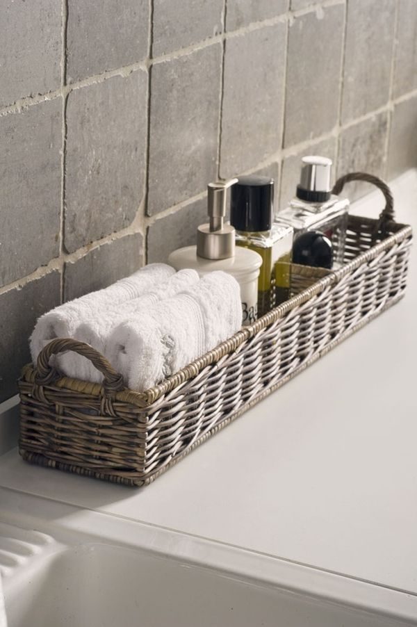 rattan basket storage