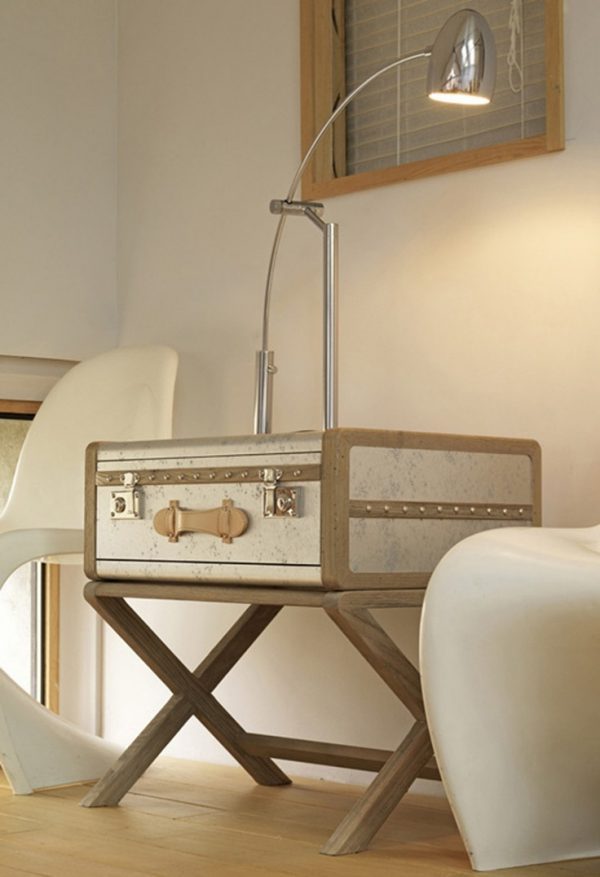 suitcase table