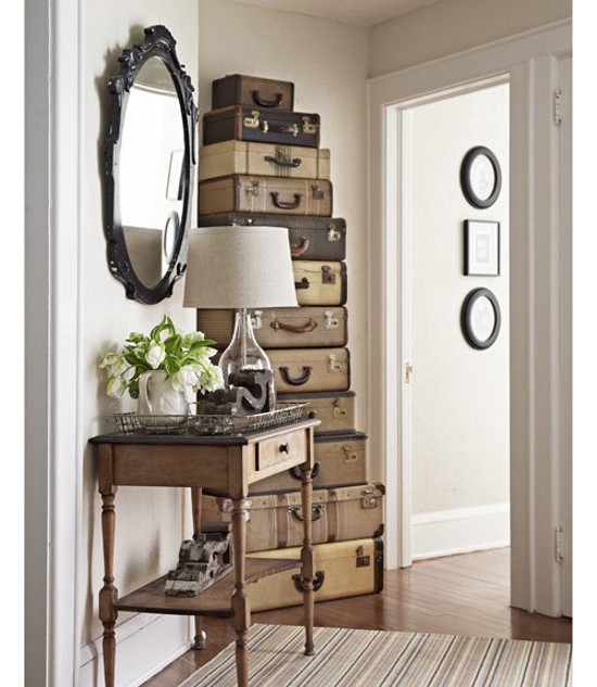 suitcase decor