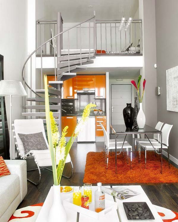 tiny studio apartment