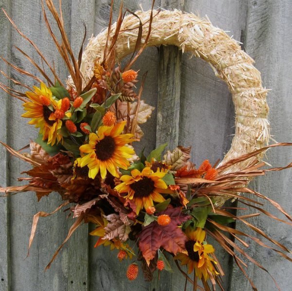fall front door decorations