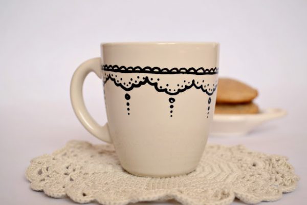 hand painted coffee mugs