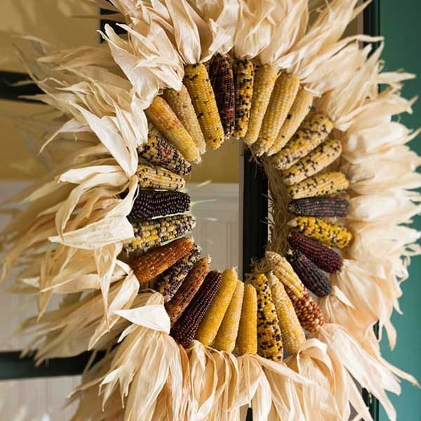 large door wreaths