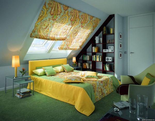 attic bedroom storage