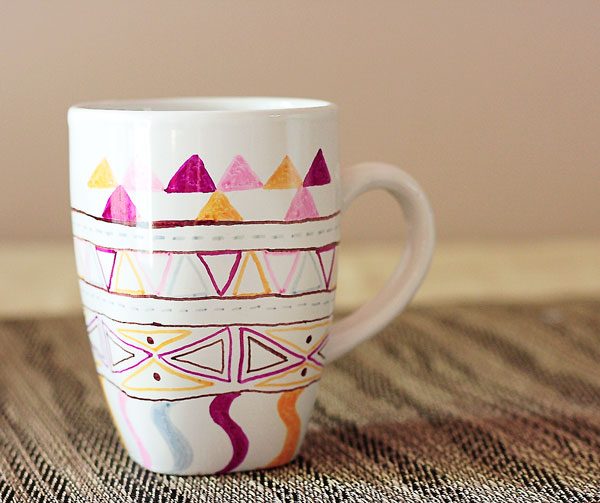 hand painted mug
