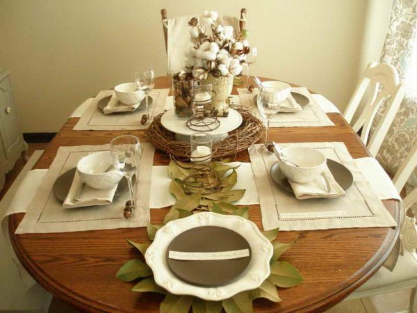 thanksgiving table decoration