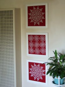 Lace decorations in home decor