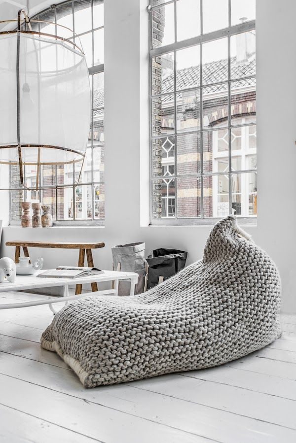 knitted cushion covers