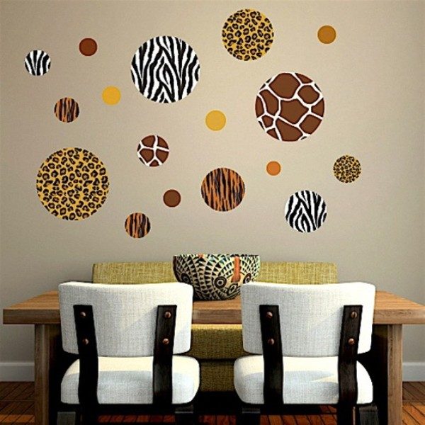 polka dot wall decal