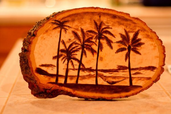 pyrography wood