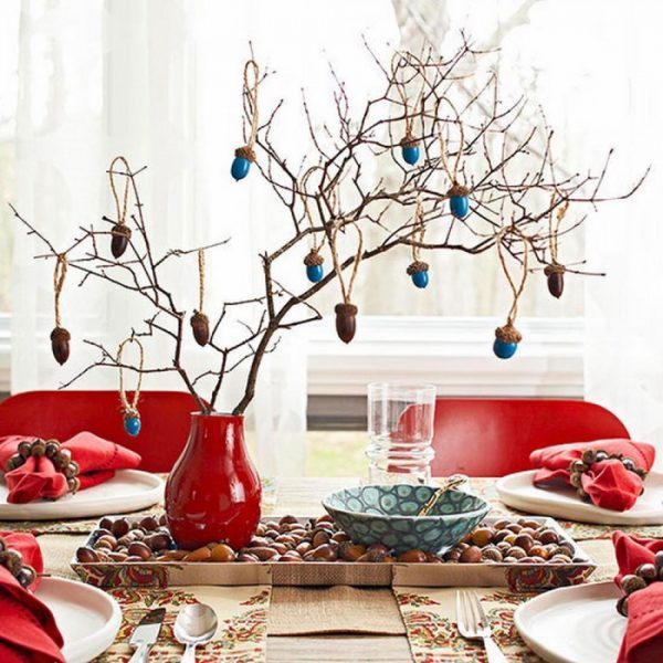 easy thanksgiving table decorations