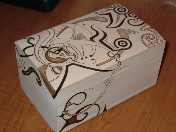 pyrography boxes