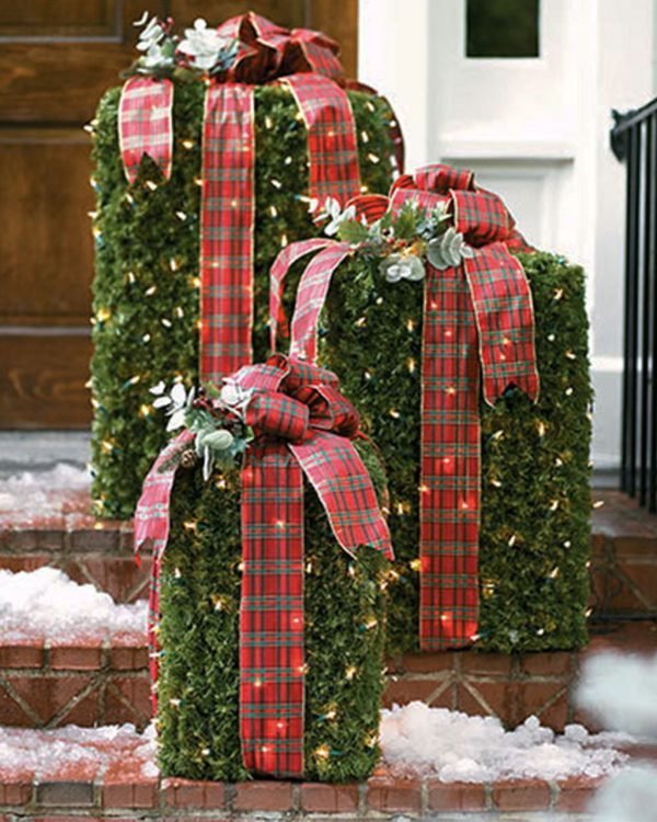 unique outdoor christmas decorations 