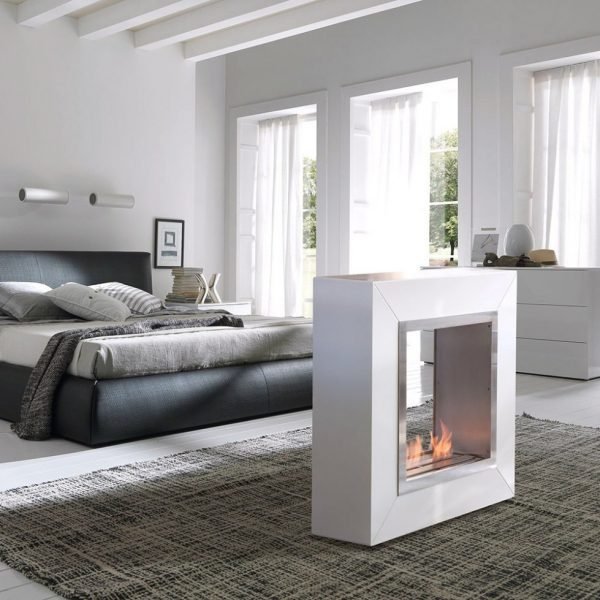 free standing gas fireplace 
