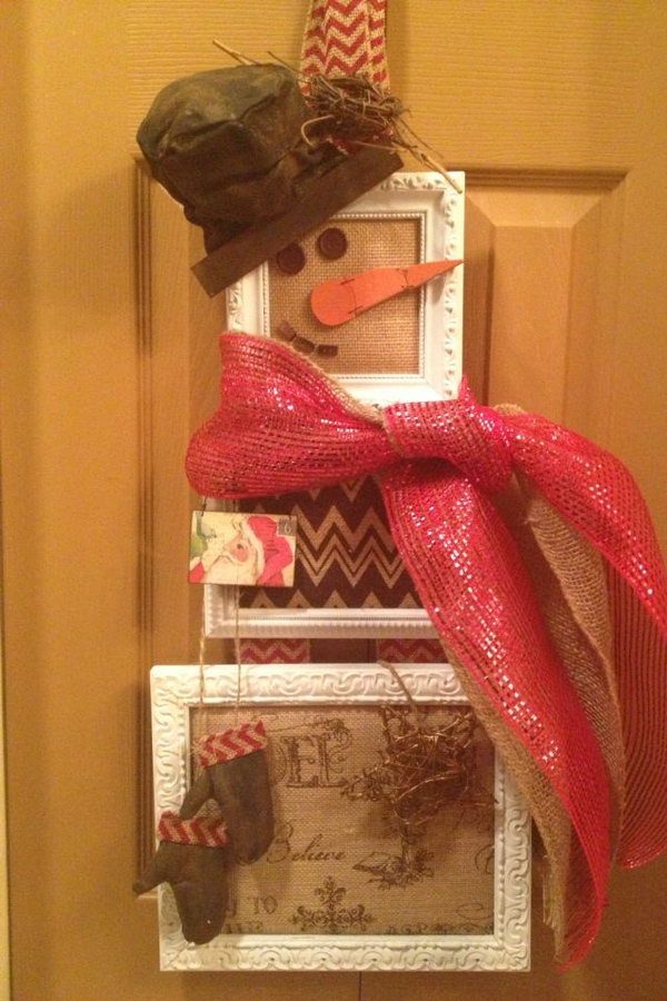 snowman art and craft 