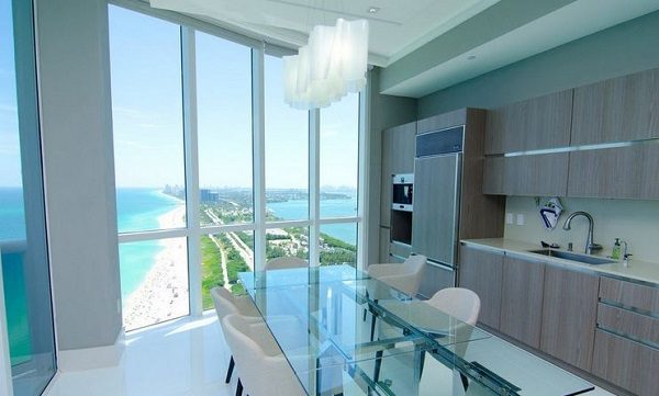glass kitchen table and chair sets