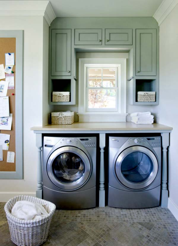 Small laundry room solutions