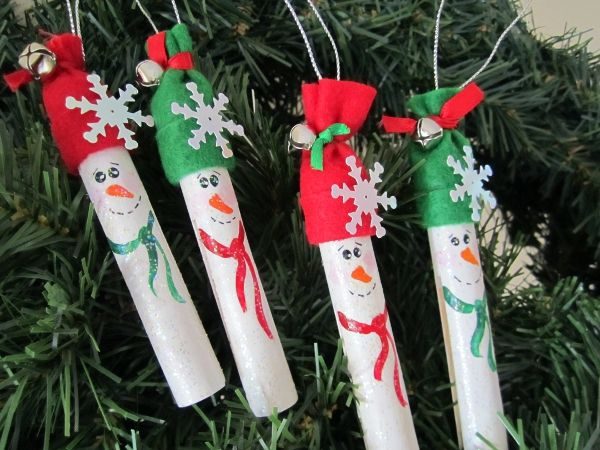snowman christmas ornament