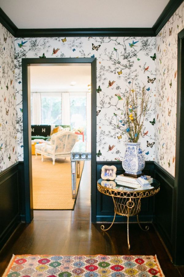 feature wallpaper for hallways