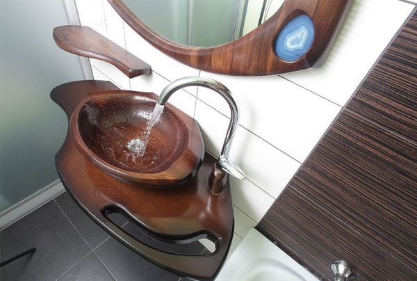 wooden bathroom sink cabinets