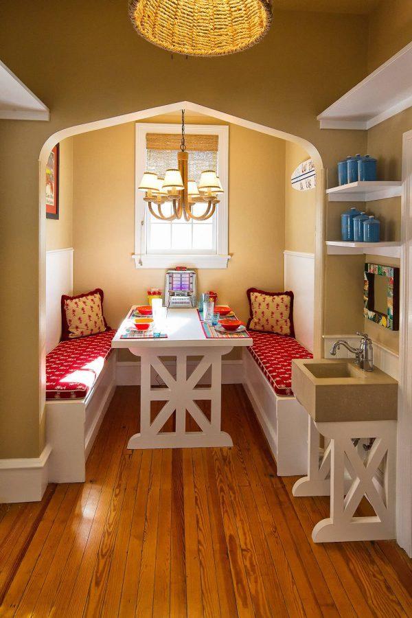 dining tables with benches