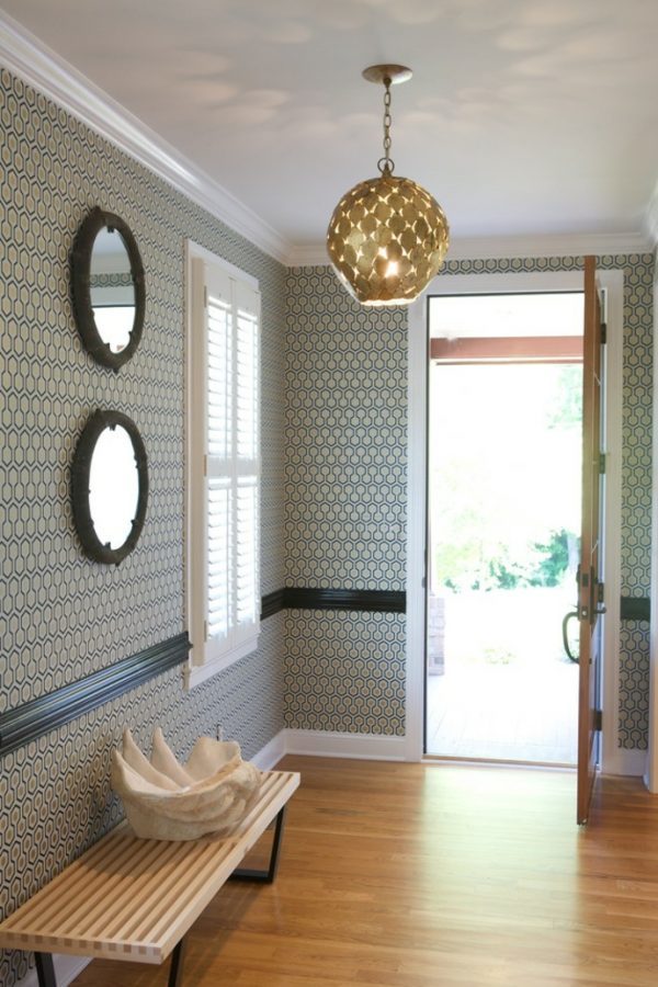 hallway decorating ideas wallpaper