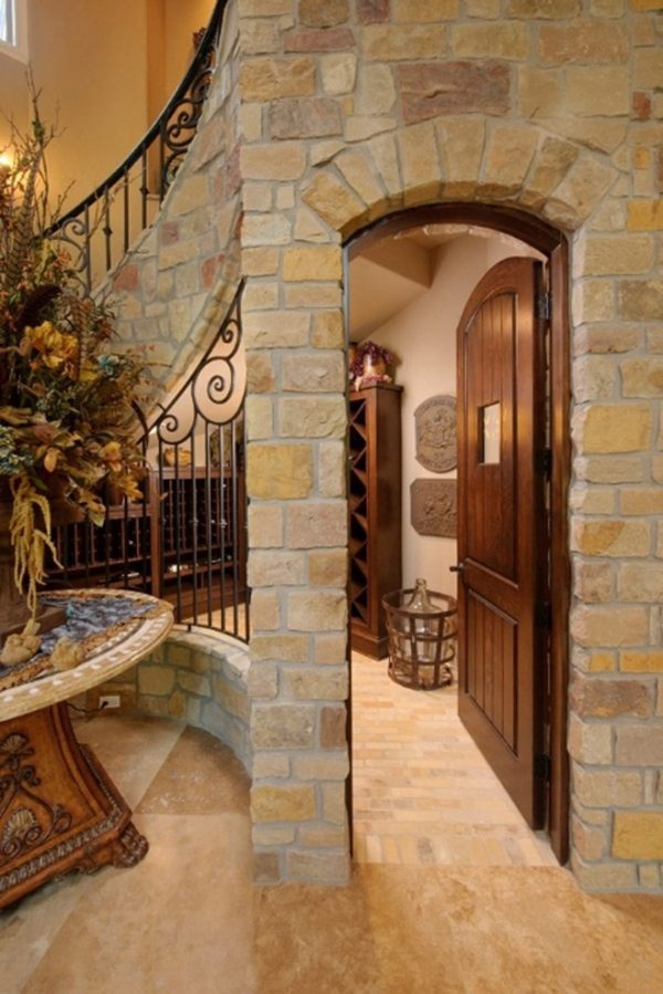under stairs wine storage
