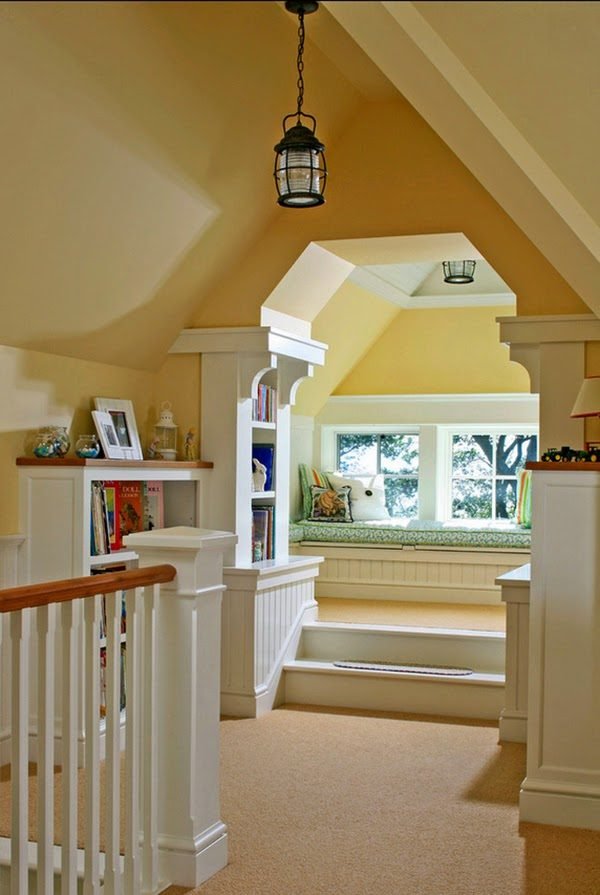 cozy reading nook