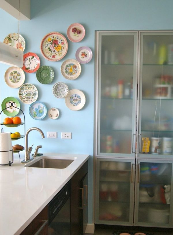 decorative plates for kitchen wall 