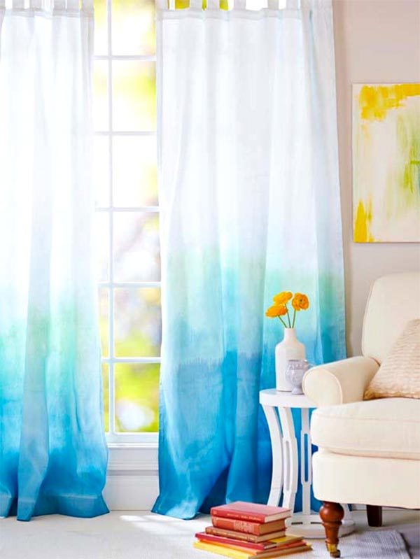 ombre window curtains