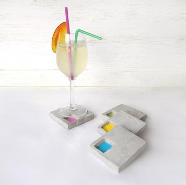 concrete coasters