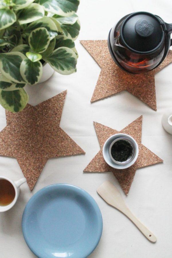 make your own cork coasters 