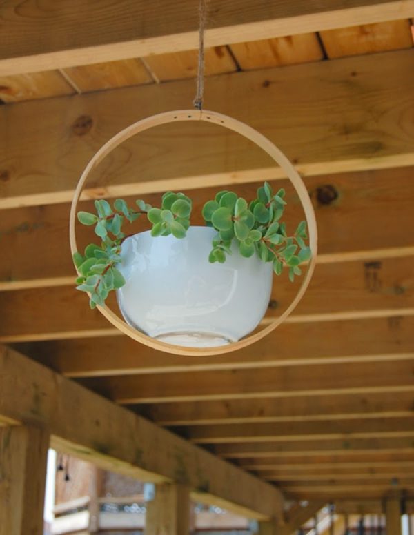 wooden plant hangers