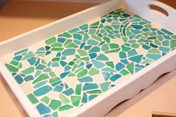 glass serving trays