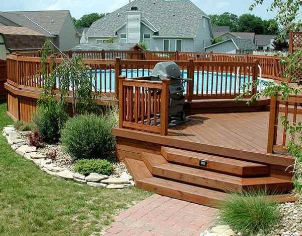 wood deck designs 