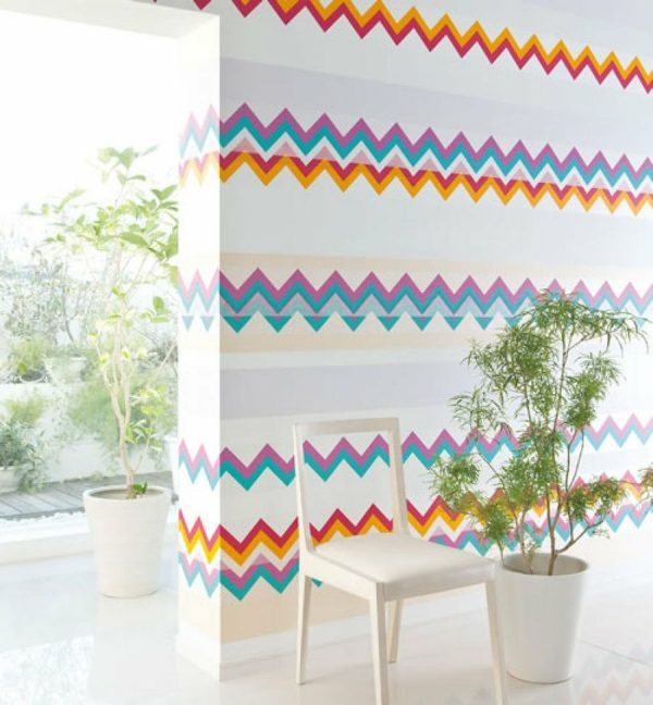 washi tape wall