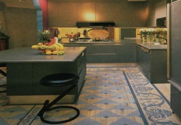 painted kitchen floor 1