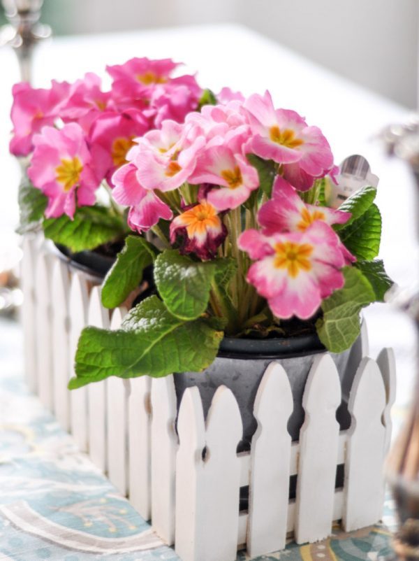 fence flower artificial flower decoration