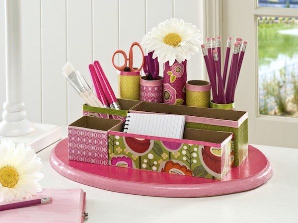 diy desk organizer 