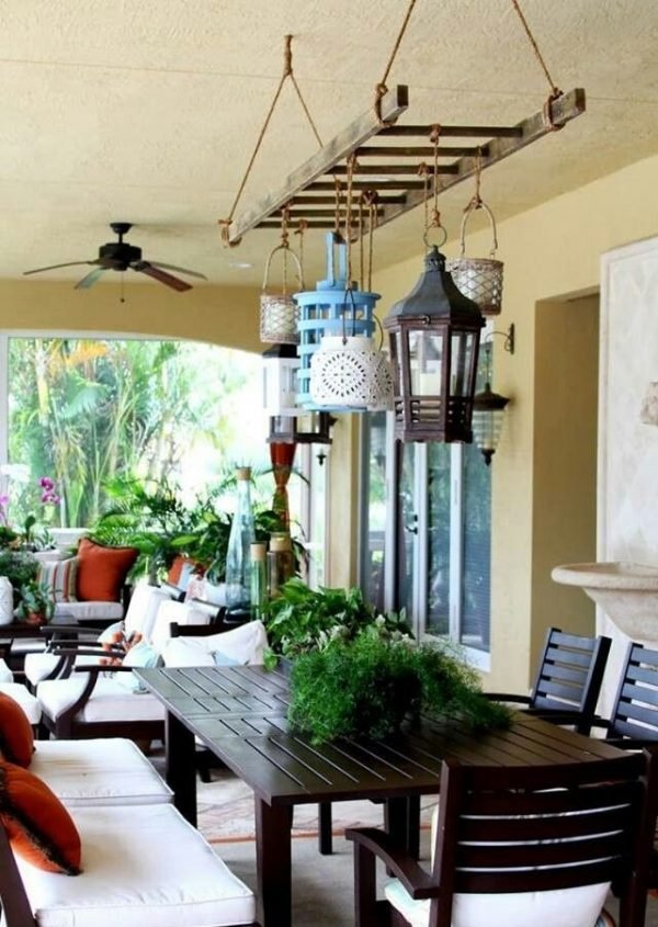 diy ways to reuse an old ladder 8