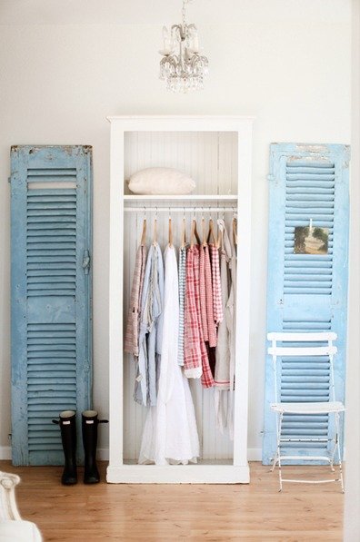 old wooden shutters