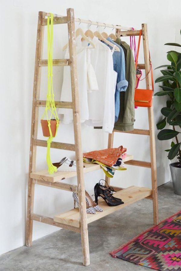 diy ways to reuse an old ladder 9