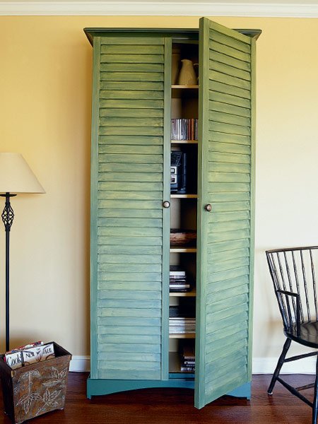 Reuse old wooden shutters - Little Piece Of Me