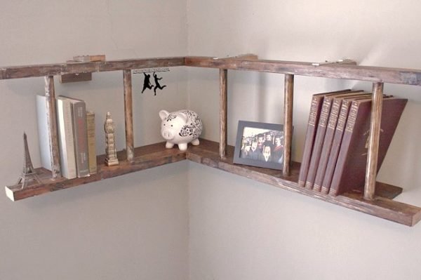 diy ways to reuse an old ladder 3