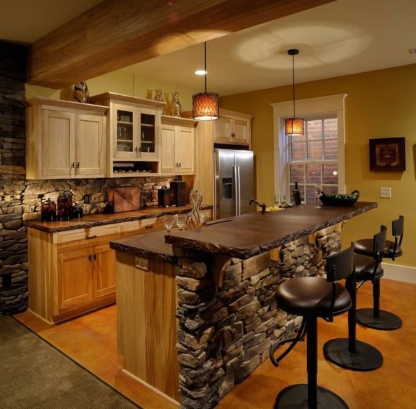 stone kitchen designs