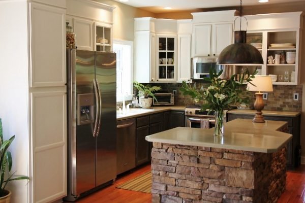 stone kitchen island 1 