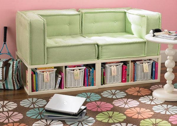 bed with drawer storage