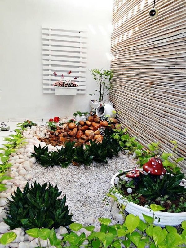 gardens with rocks and stones
