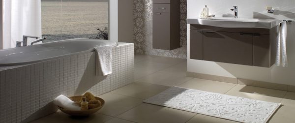 Carpet in the bathroom 